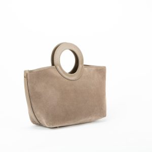 BORSA CAMOSCIO MANICO ANELLO