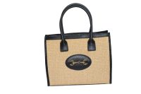 Borsa Rafia e Pelle LUISA PETITE SUMMER