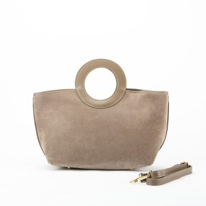 BORSA CAMOSCIO MANICO ANELLO