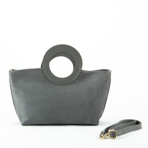 BORSA CAMOSCIO MANICO ANELLO