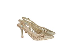 Slingback Intrecciata Tacco Alto AURORA