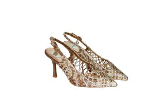 Slingback Intrecciata Tacco Alto AURORA