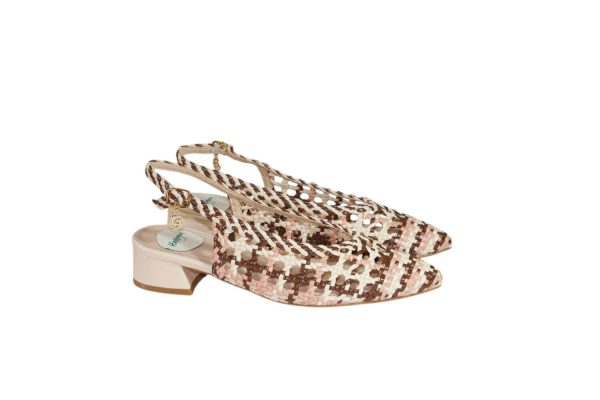 BALLERINA SLINGBACK INTRECCIO CLARA