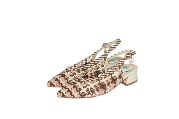BALLERINA SLINGBACK INTRECCIO CLARA