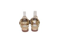 Slingback in cavallino animalier con cinturino gioiello