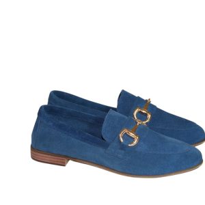 Mocassino Camoscio NERANO CON MORSETTO