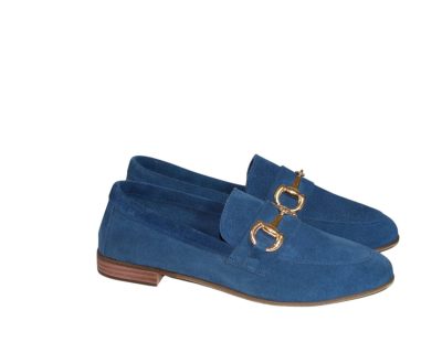 Mocassino Camoscio NERANO CON MORSETTO