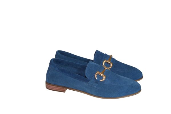 Mocassino Camoscio NERANO CON MORSETTO