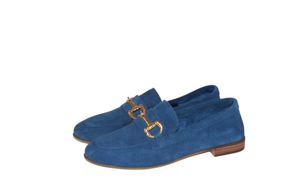 Mocassino Camoscio NERANO CON MORSETTO