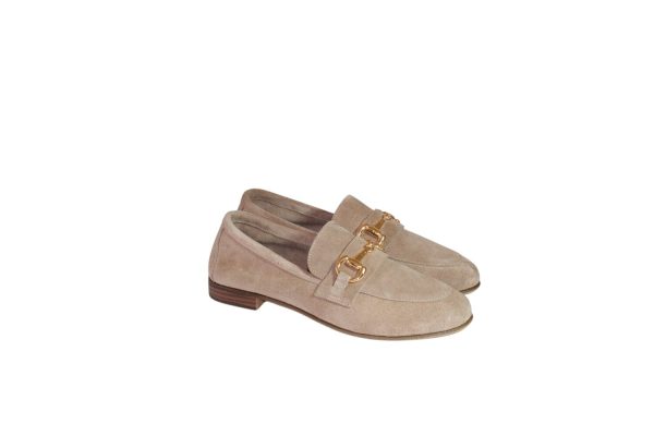 Mocassino Camoscio NERANO CON MORSETTO
