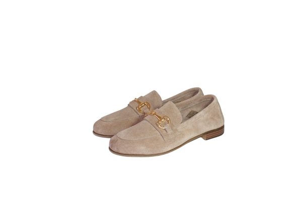 Mocassino Camoscio NERANO CON MORSETTO
