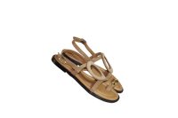 Sandalo Malika flat in camoscio