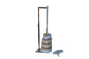 Secchiello Rafia multicolor e Pelle Happyway SDonna MILA